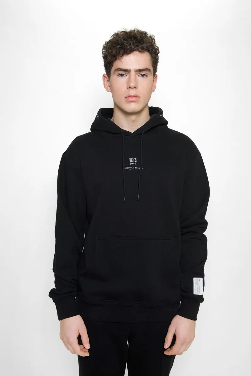 Black 'Definition' Classic Hoodie