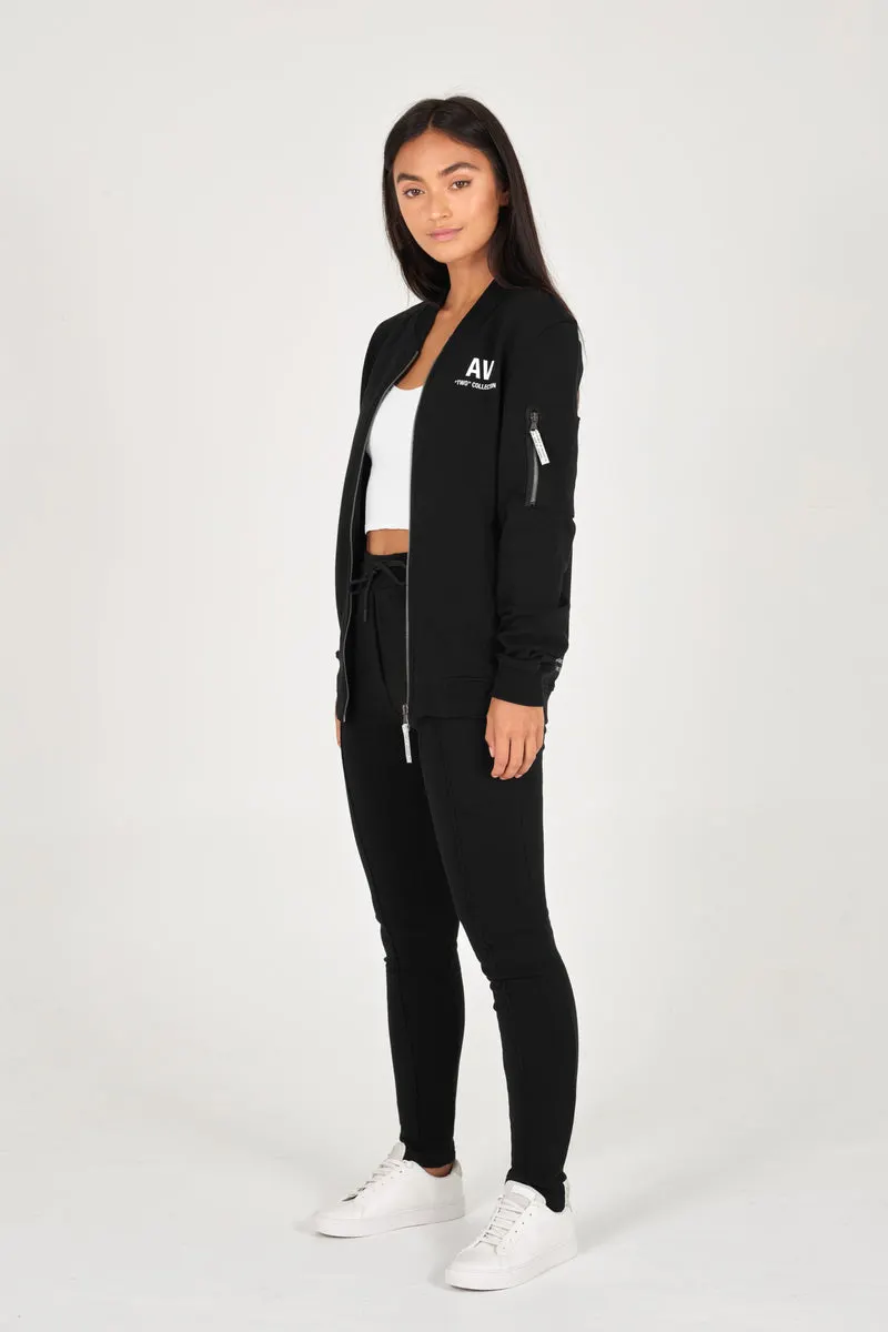 Black Organic Bomber