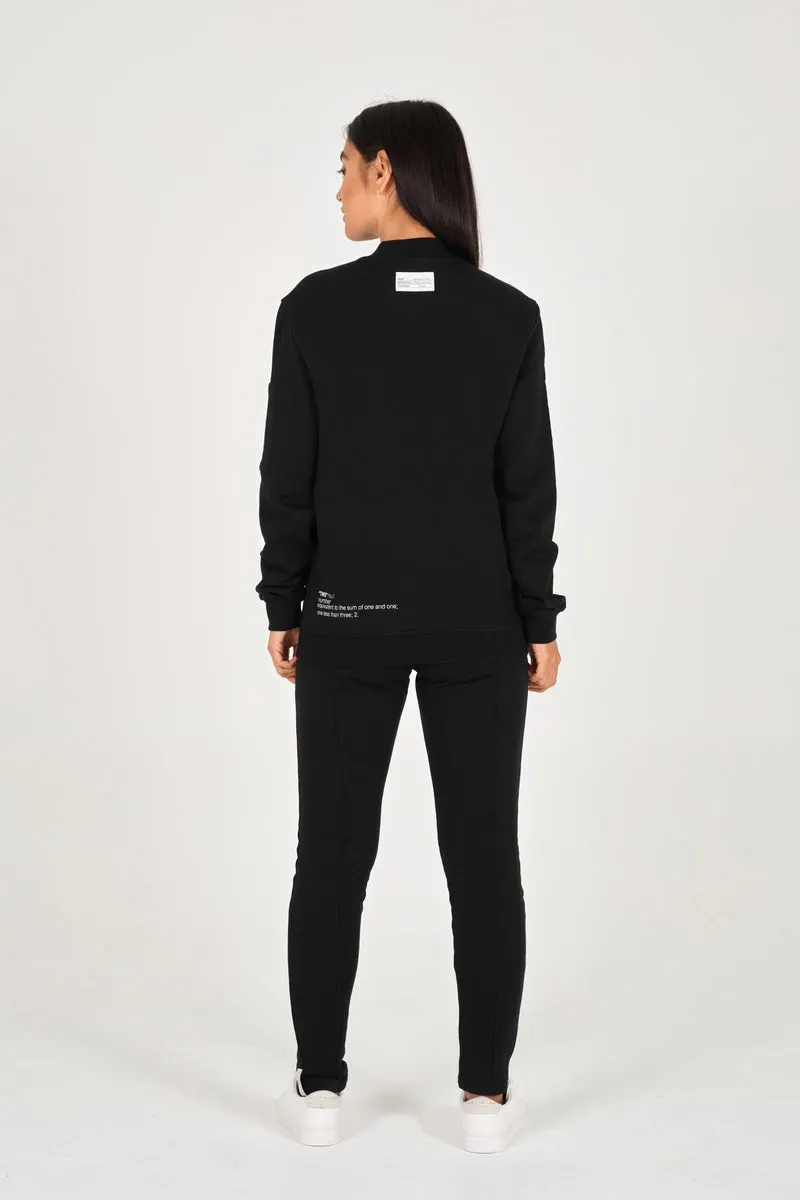 Black Organic Bomber