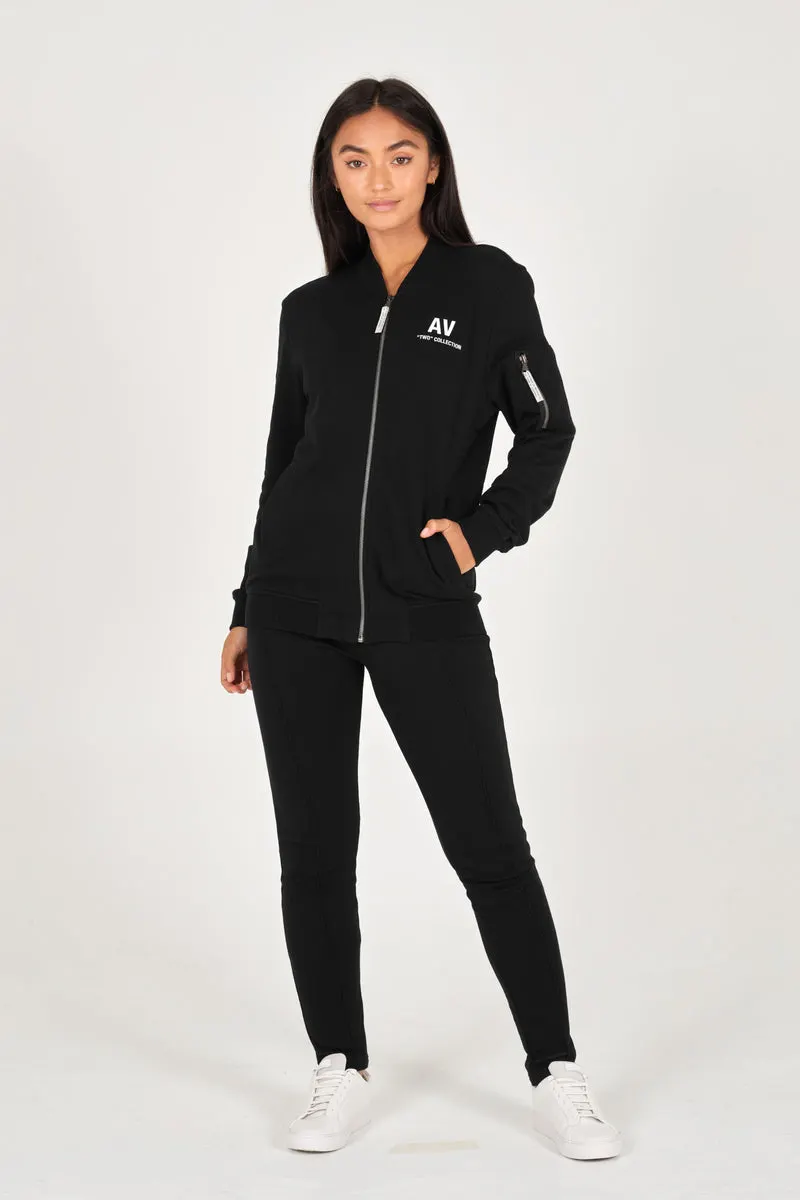 Black Organic Bomber