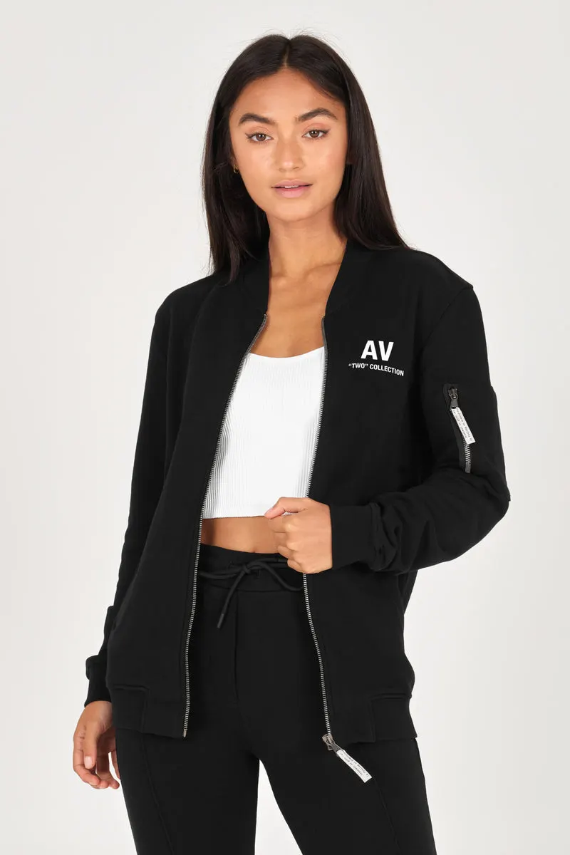 Black Organic Bomber