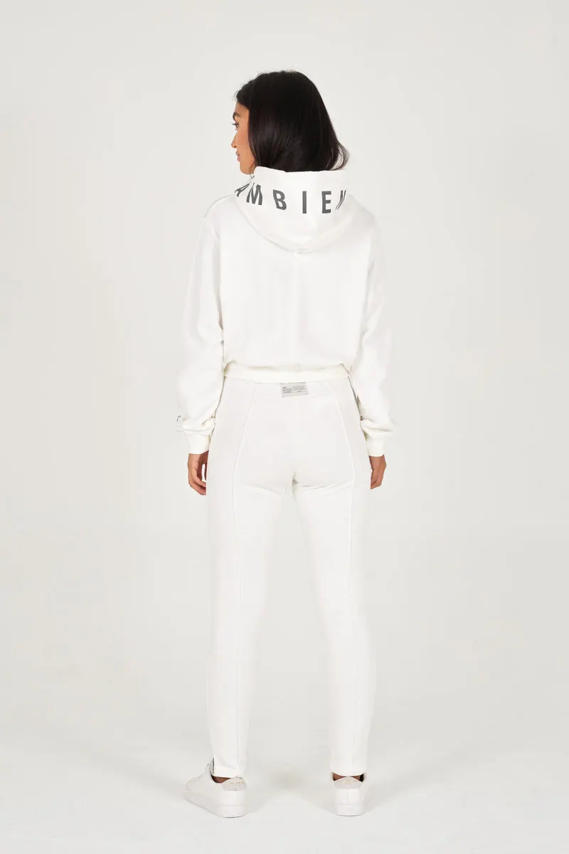 Off-White Organic Cropped Hoodie