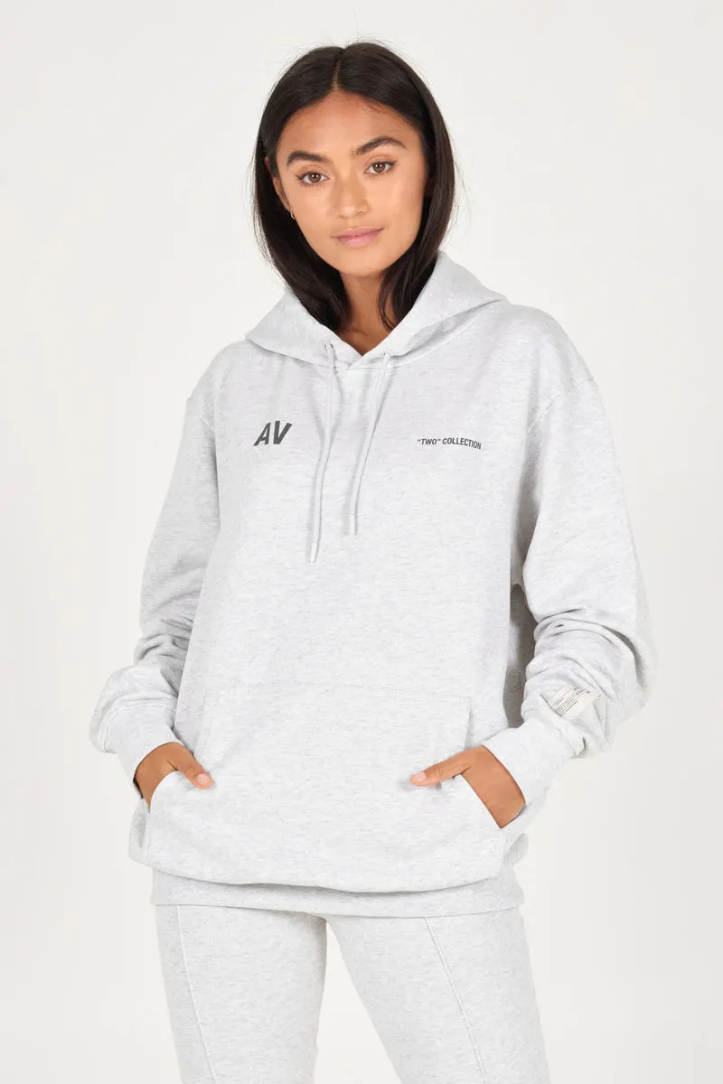 Grey Melange Organic Hoodie