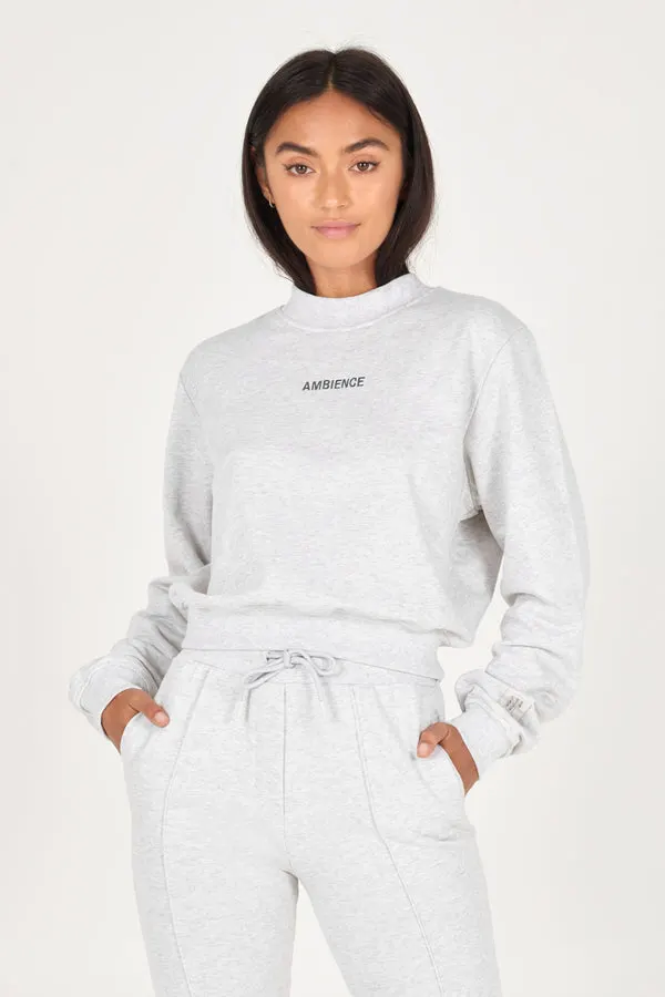 Organic Cropped Sweatshirt