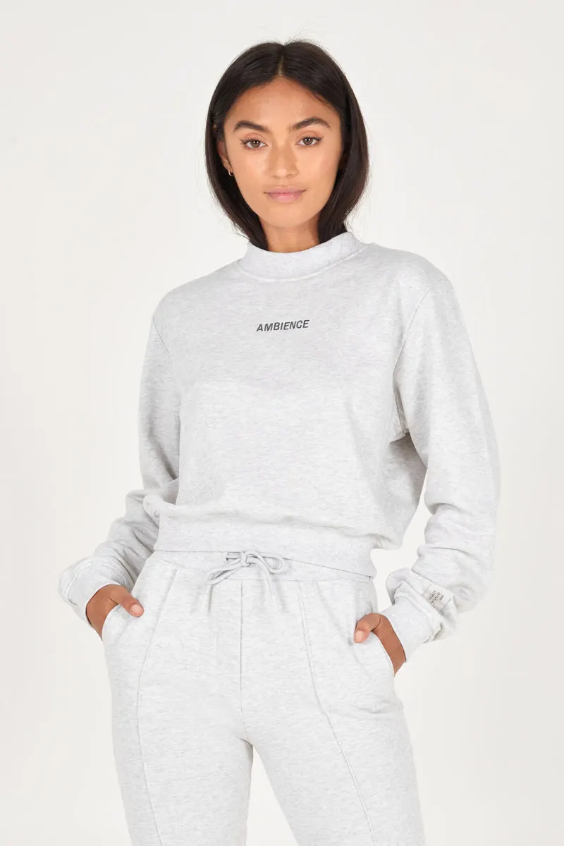 Organic Cropped Sweatshirt