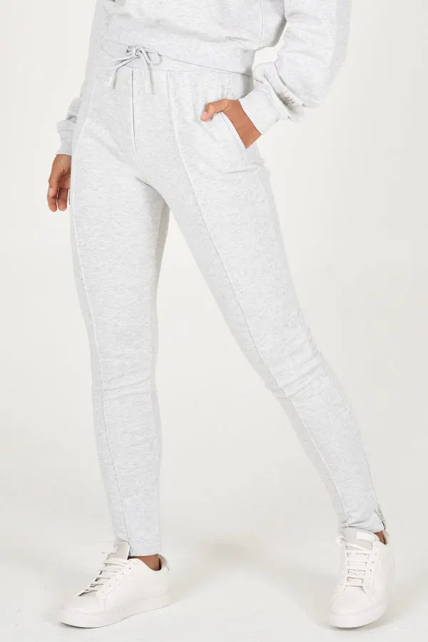Grey Melange Organic Sweatpants