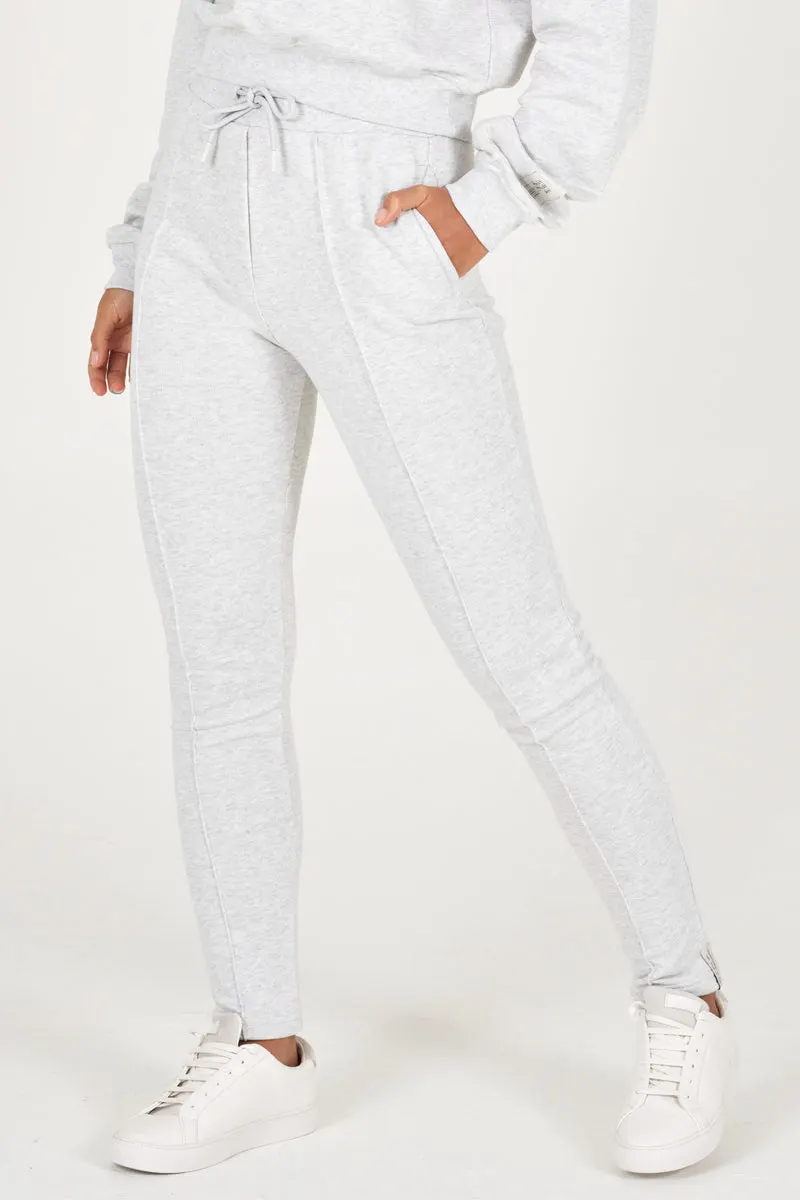 Grey Melange Organic Sweatpants
