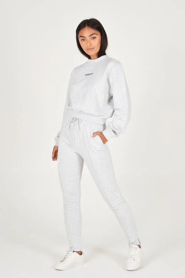 Grey Melange Organic Sweatpants
