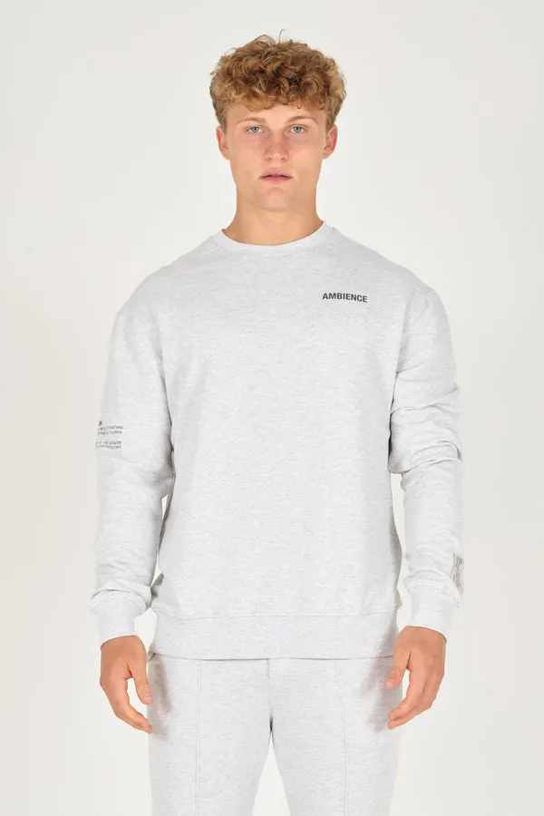 Grey Melange Organic Sweatshirt