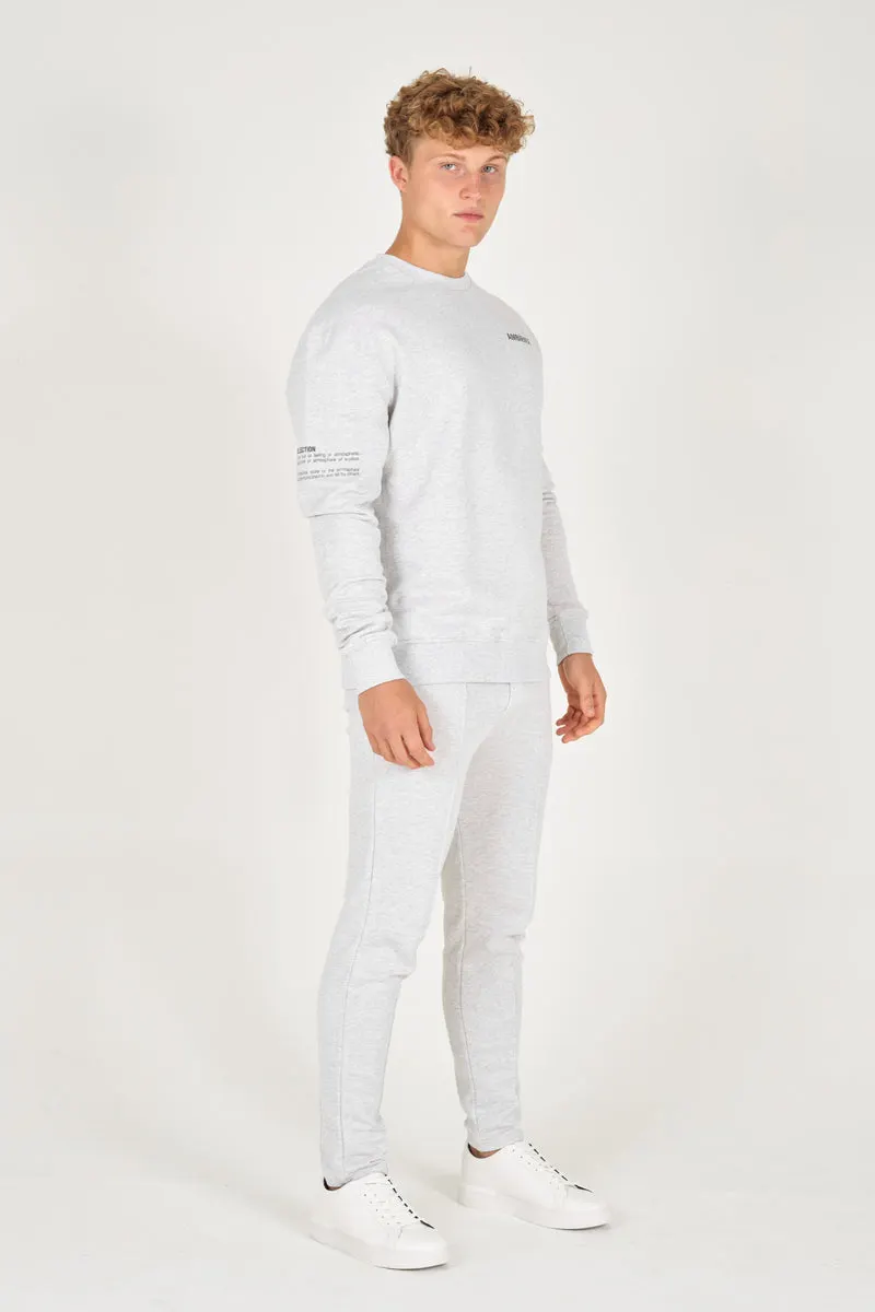 Grey Melange Organic Sweatshirt