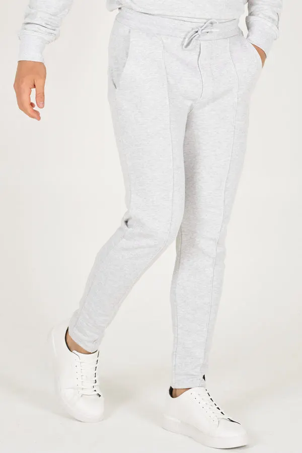 Grey Melange Organic Sweatpants