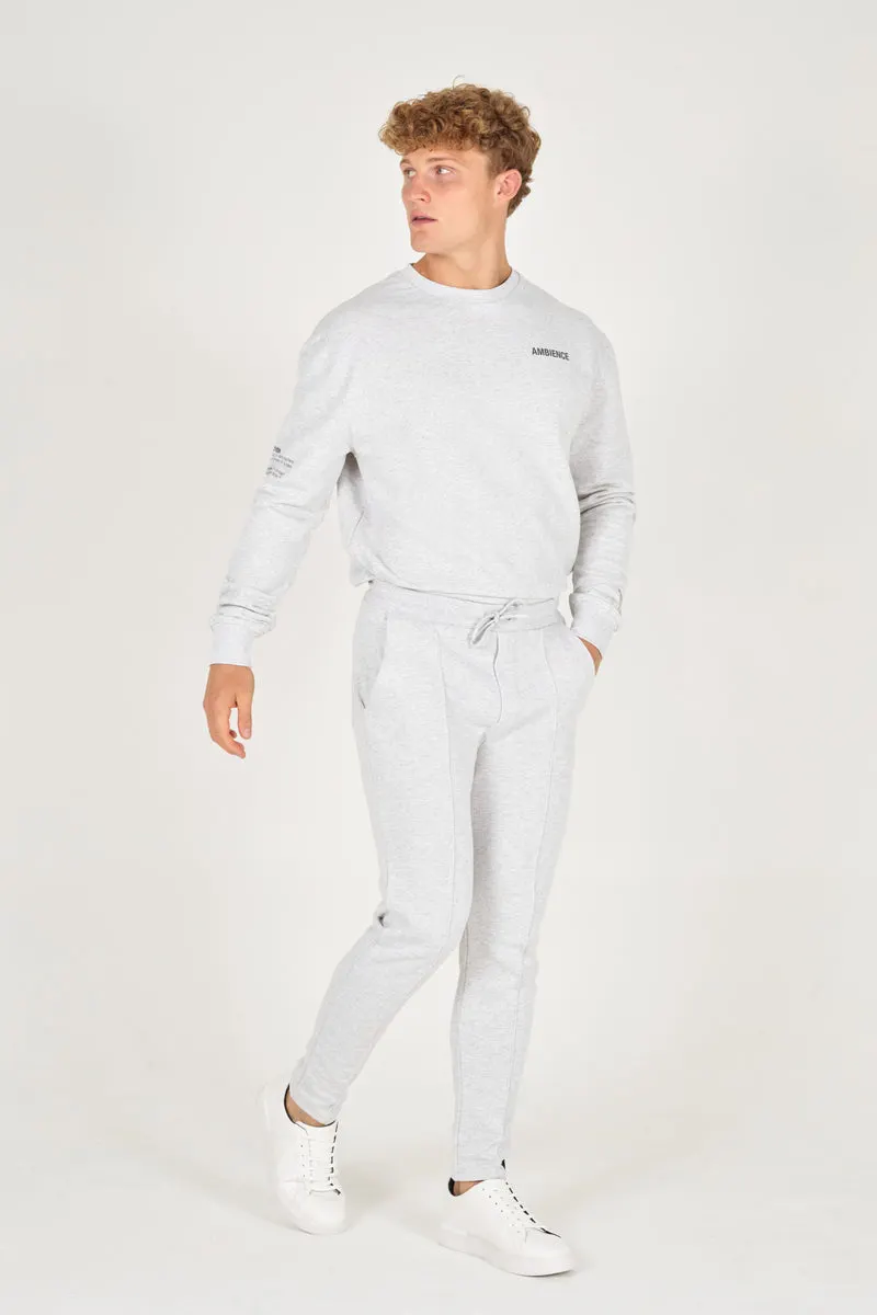 Grey Melange Organic Sweatpants