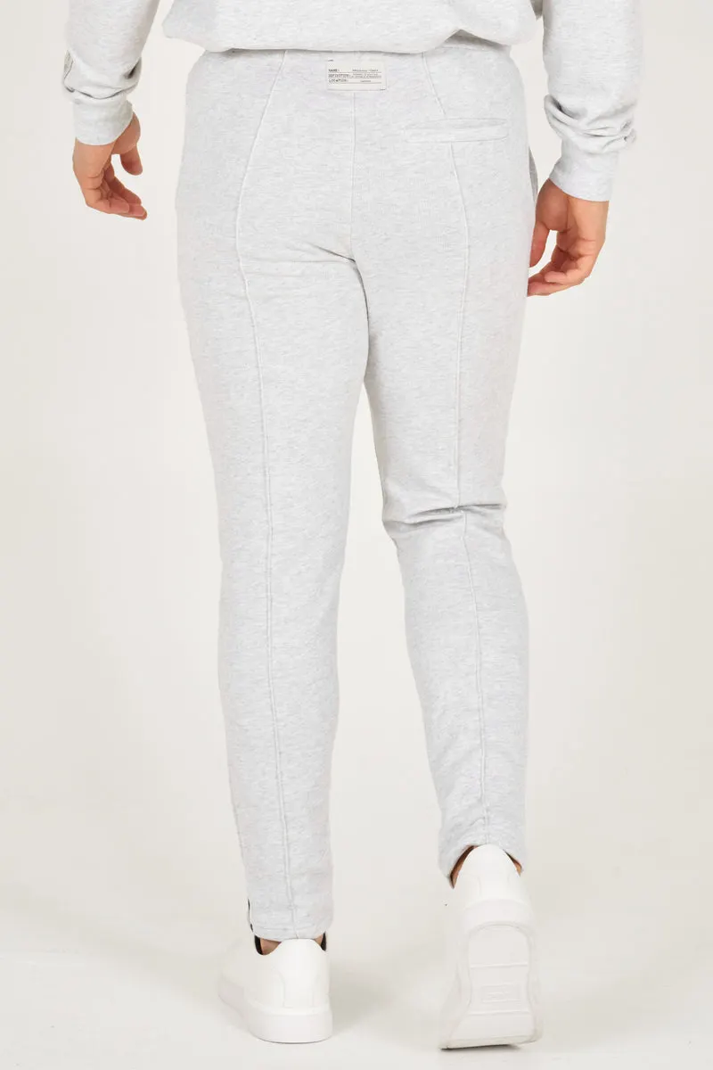 Grey Melange Organic Sweatpants