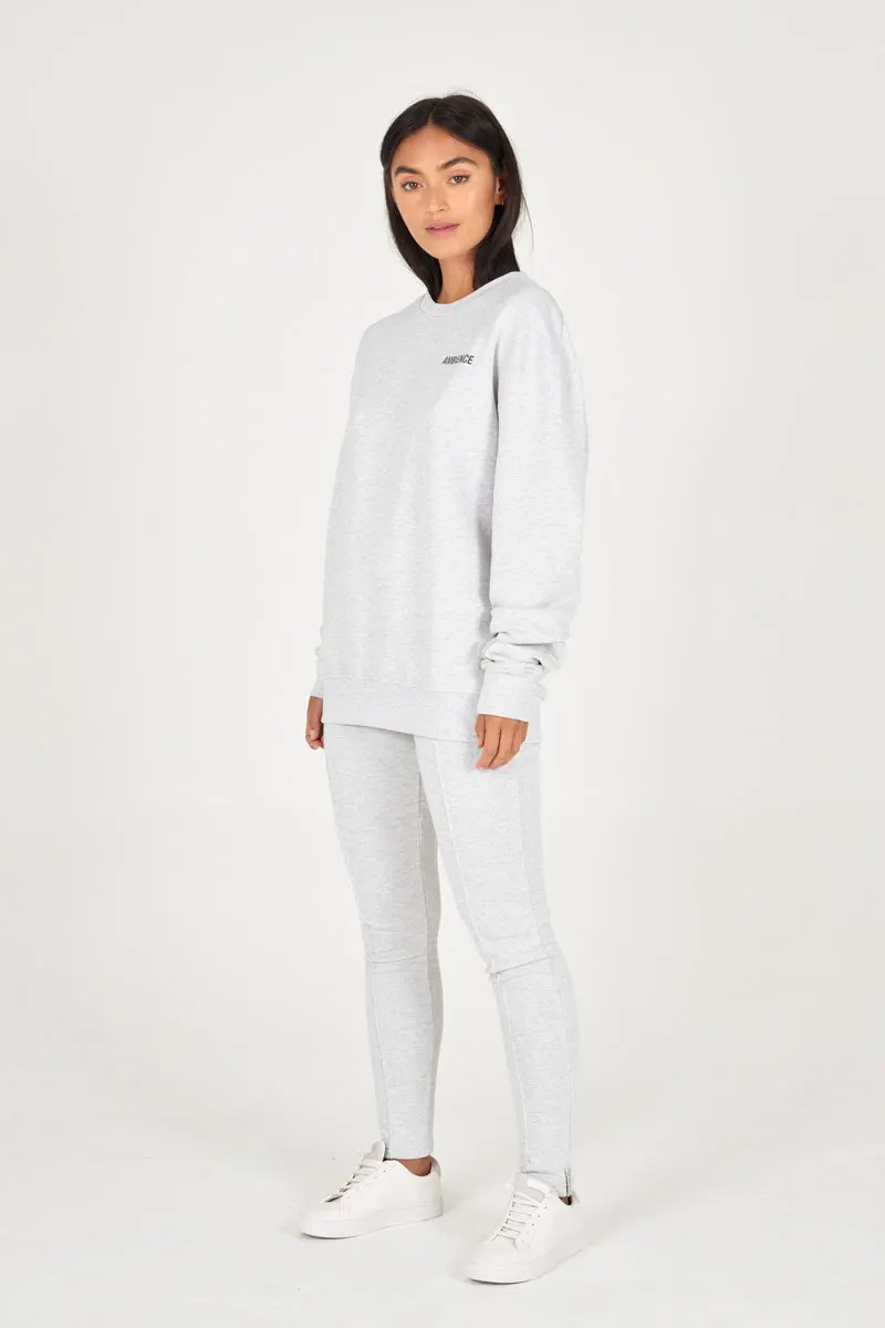 Grey Melange Organic Sweatshirt