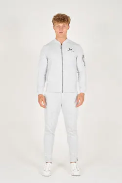 Grey Melange Organic Bomber