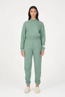 Forest Green Cropped Sweatshirt