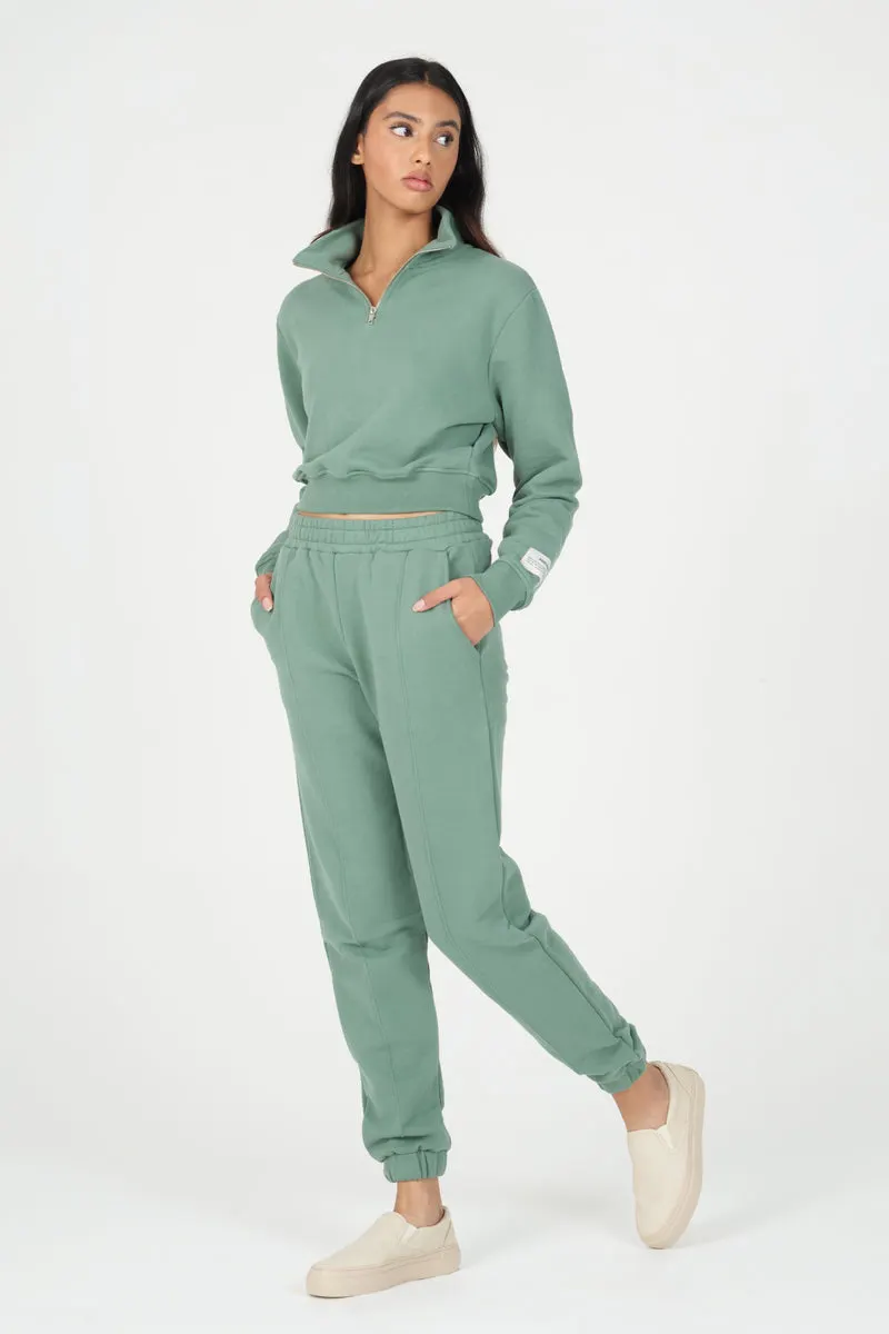 Forest Green Organic Sweatpants