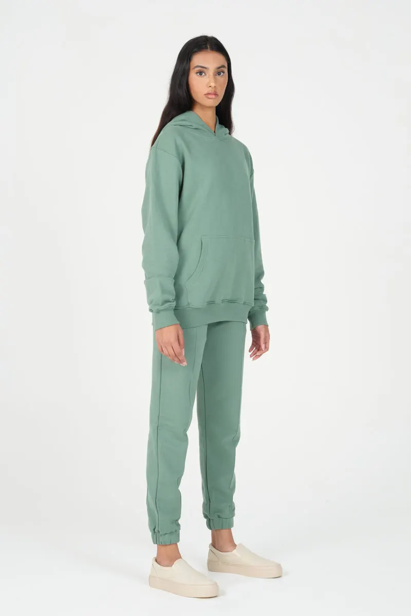 Forest Green Organic Hoodie