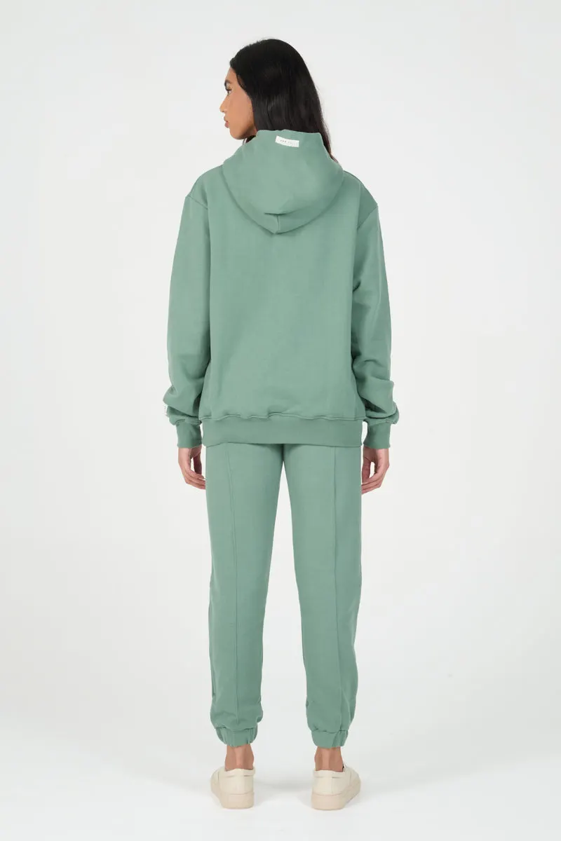 Forest Green Organic Hoodie