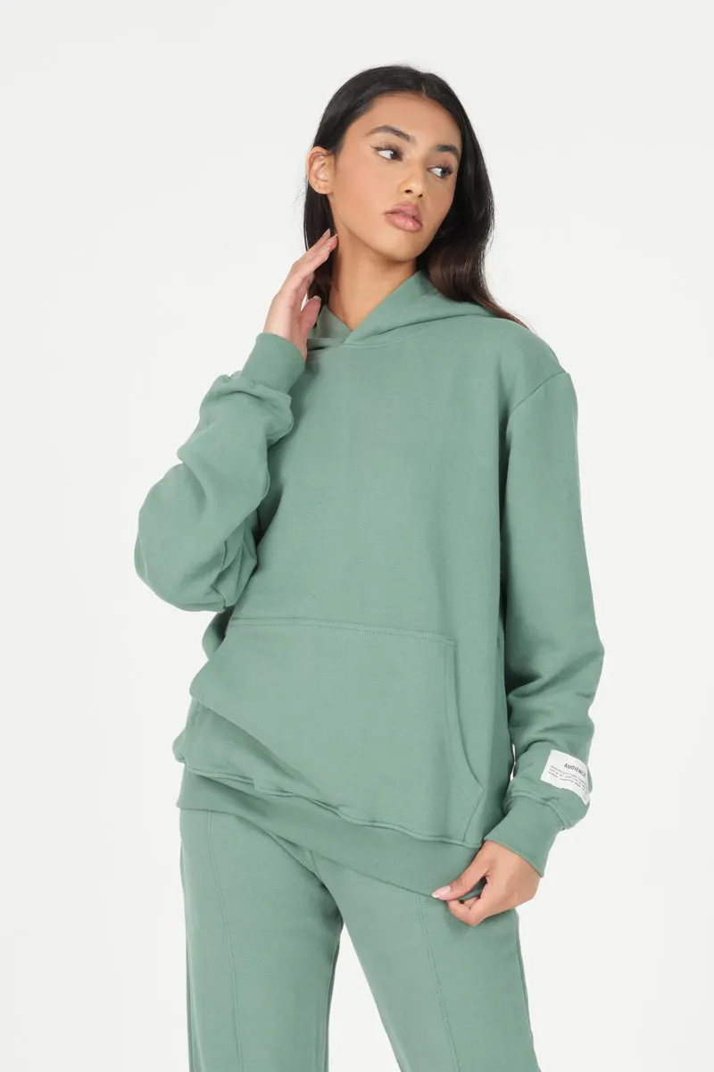 Forest Green Organic Hoodie