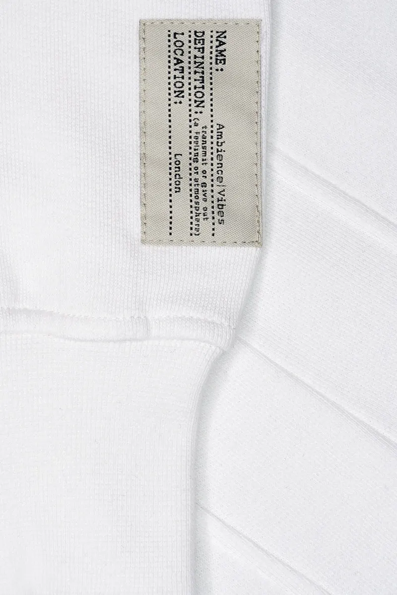 White Classic Sweatshirt