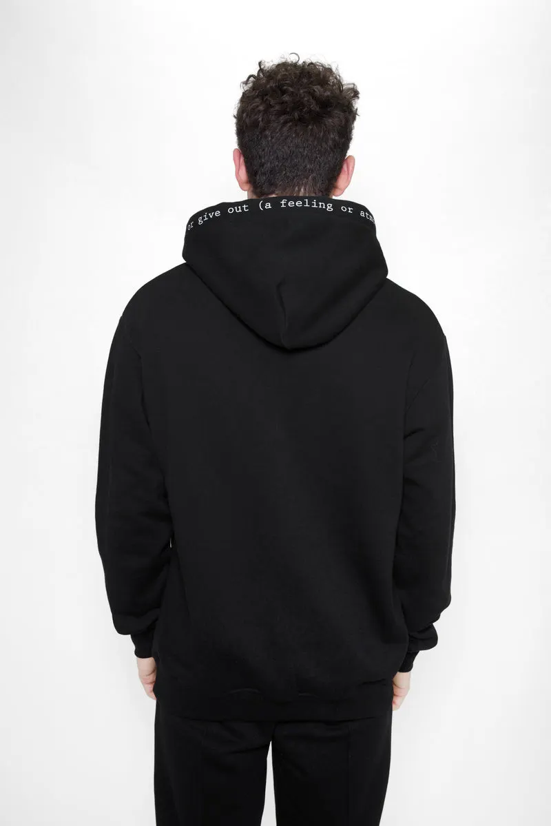 Black 'Definition' Classic Hoodie