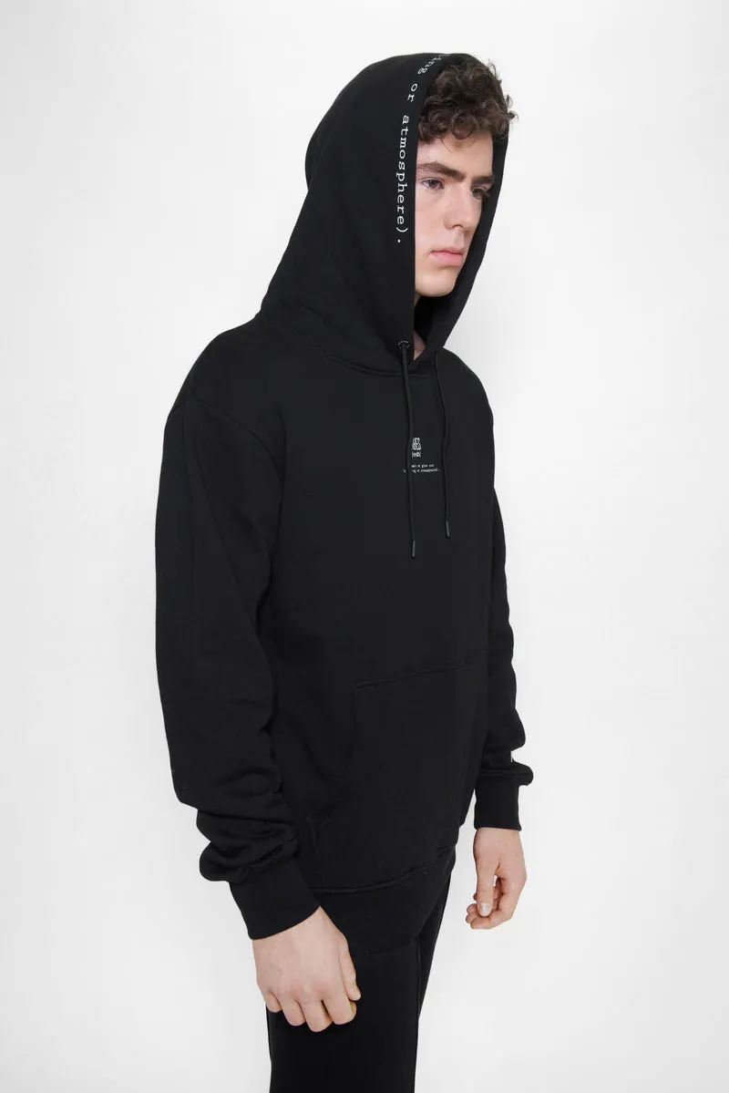 Black 'Definition' Classic Hoodie