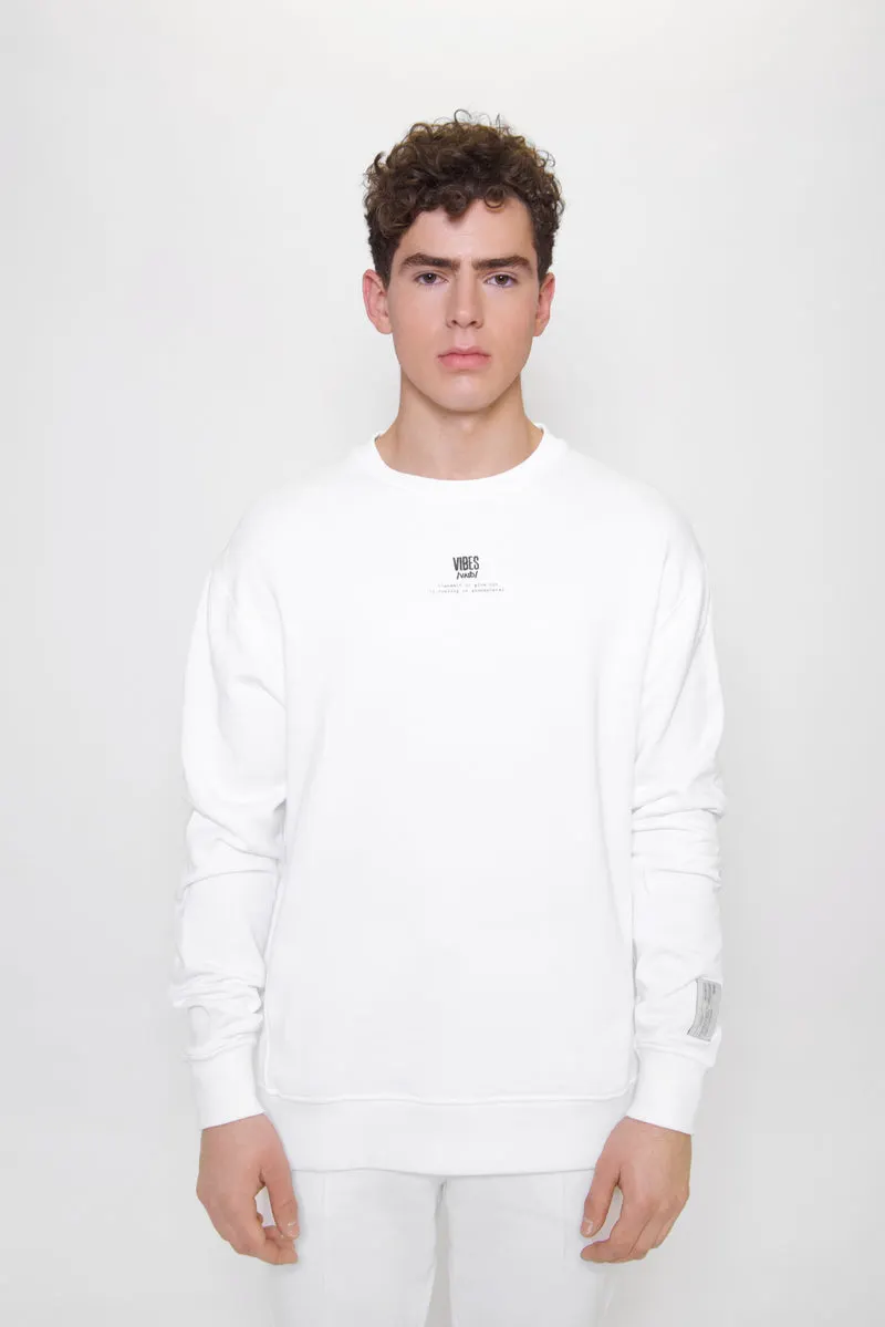 White Classic Sweatshirt