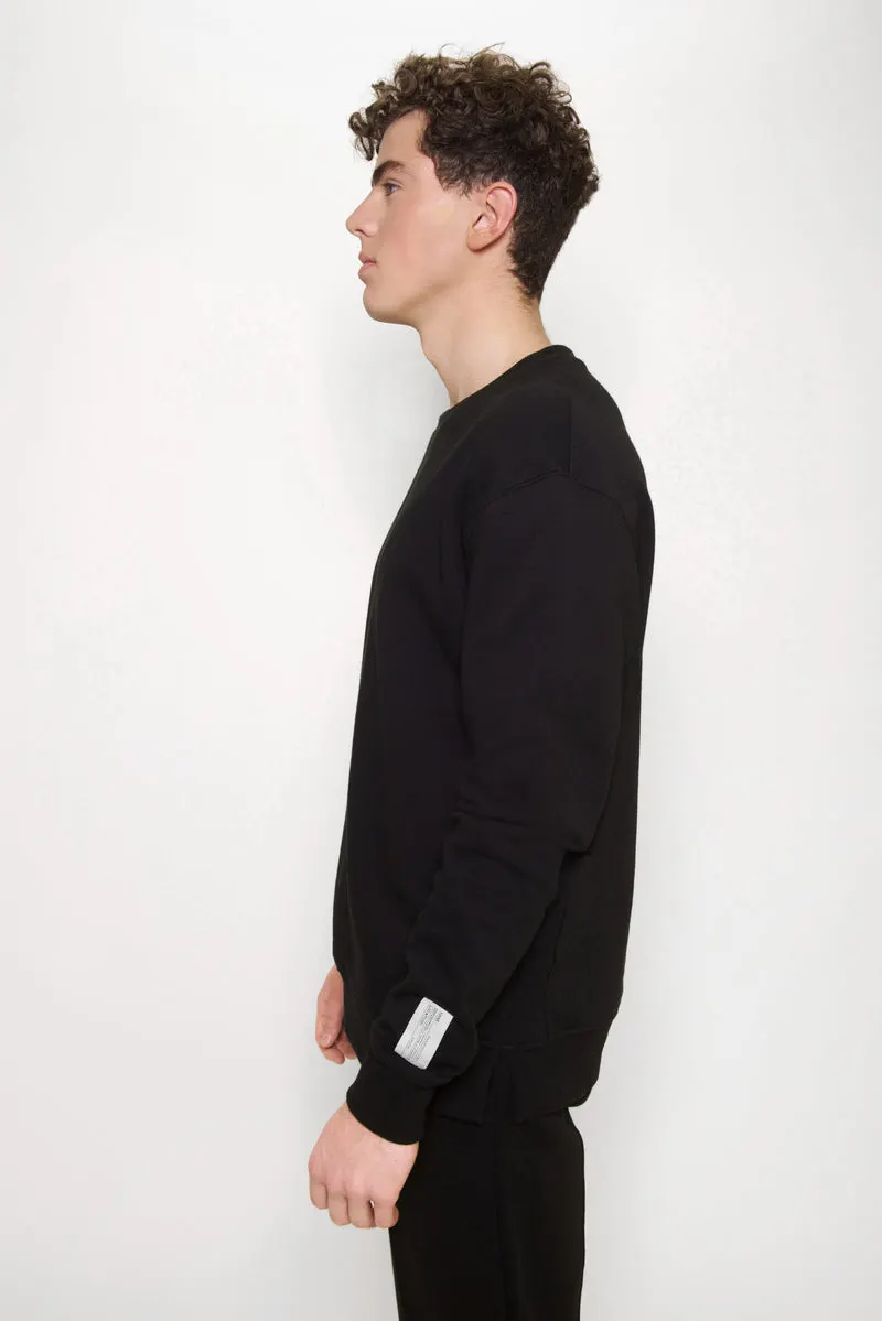 Black 'Phonetic' Classic Sweatshirt