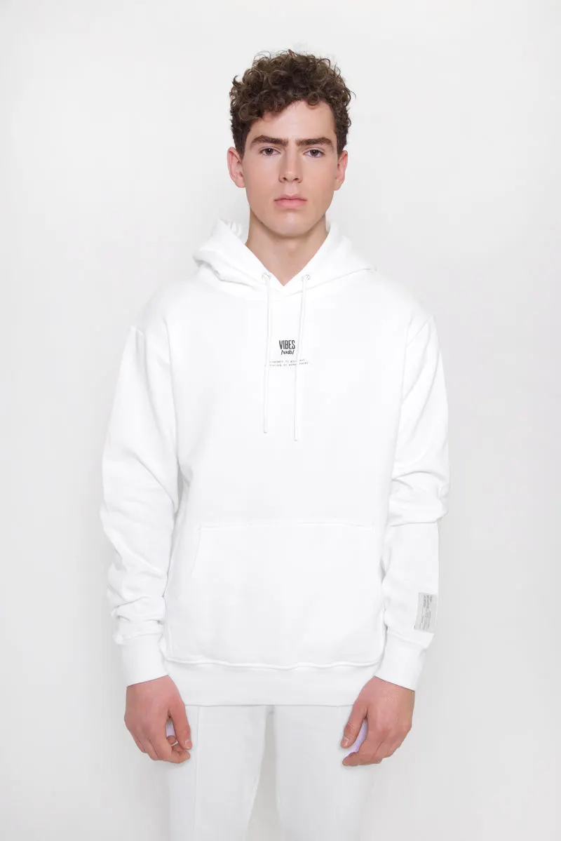 White Classic Hoodie