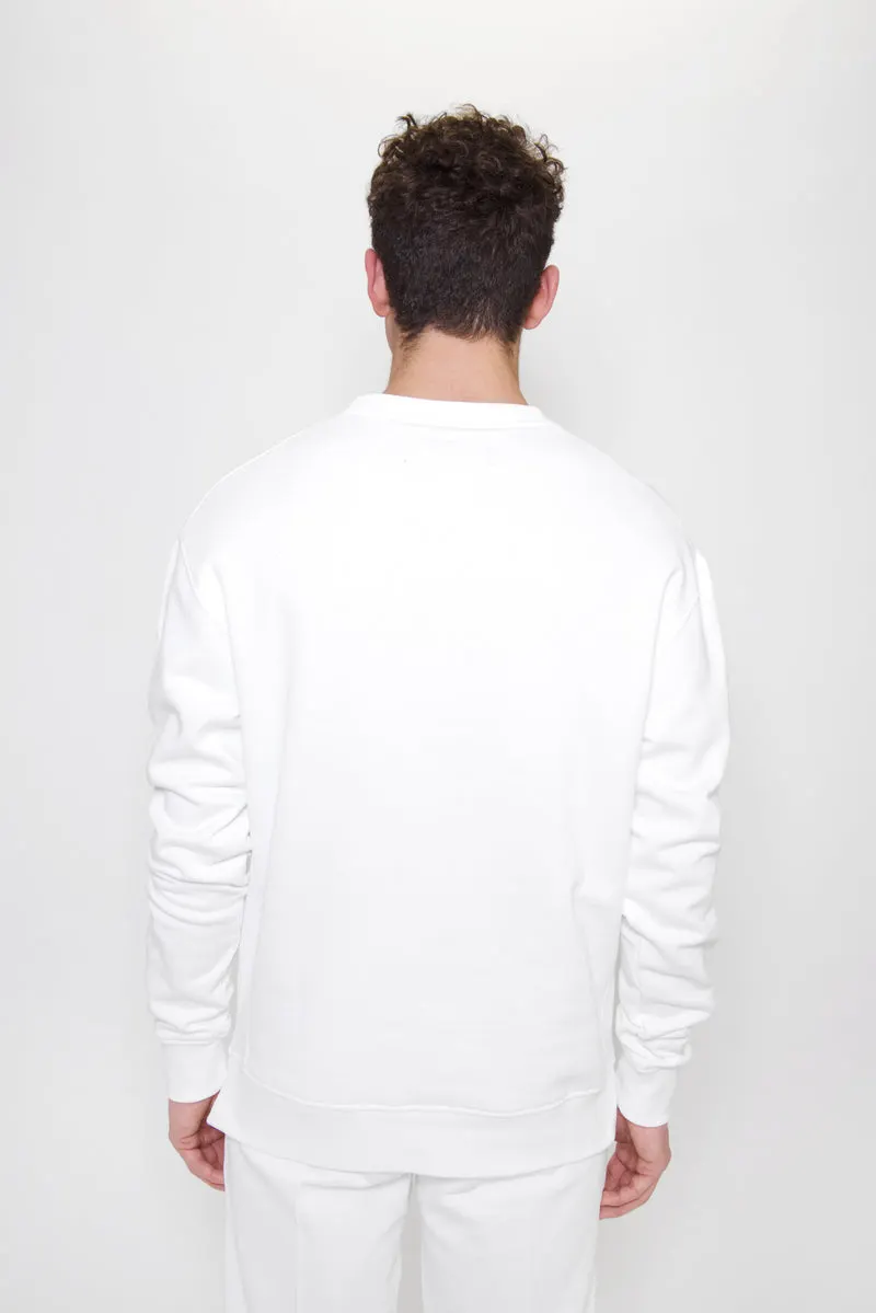White Classic Sweatshirt