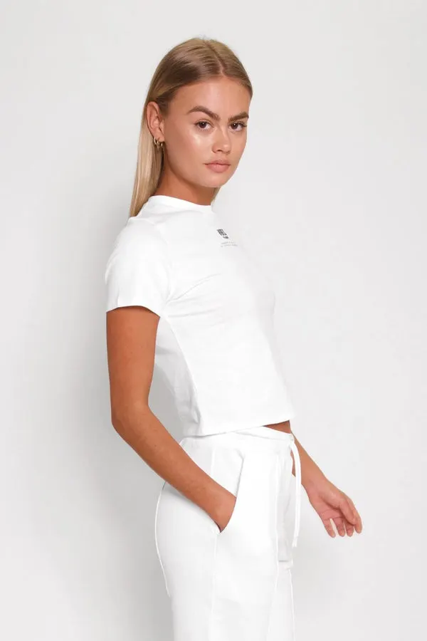 White Classic Fitted Tee