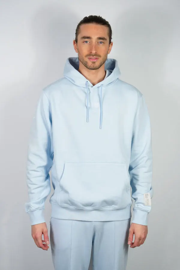 SUPPORT HUMANKIND PASTEL BLUE HOODIE