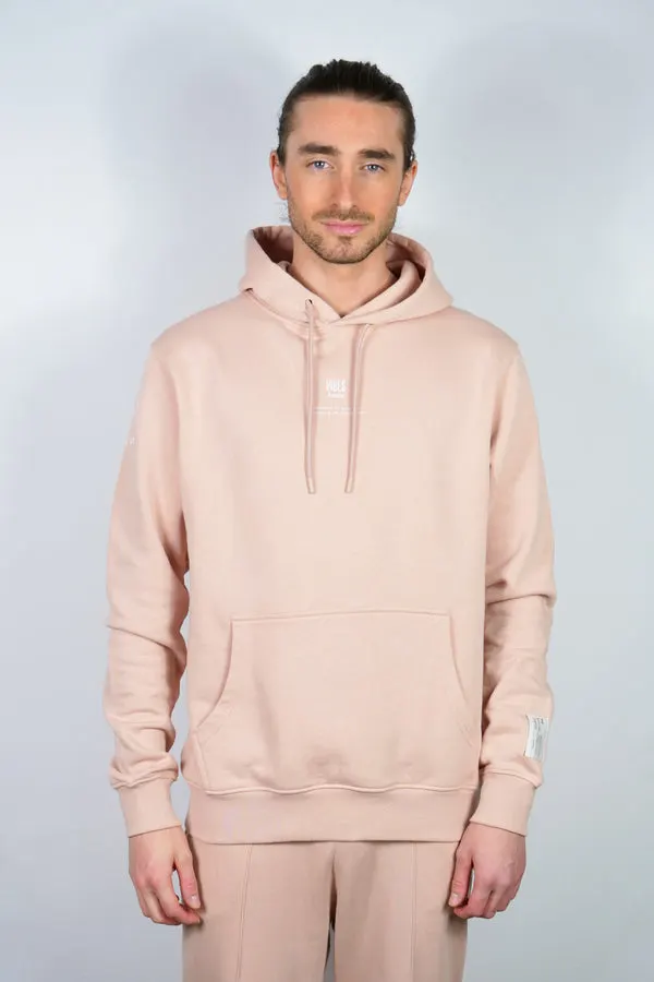 SUPPORT HUMANKIND PASTEL ROSE HOODIE