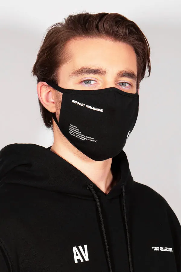 Black Organic Cotton Mask