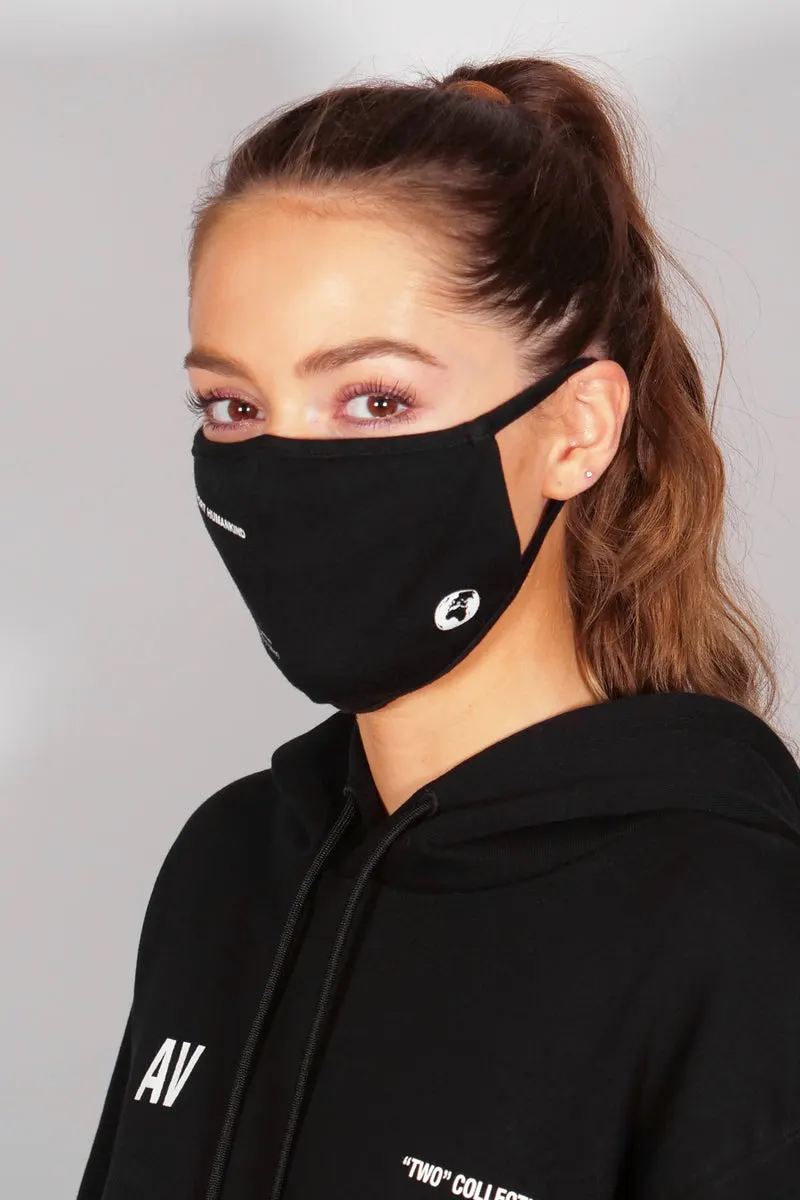 Black Organic Cotton Mask