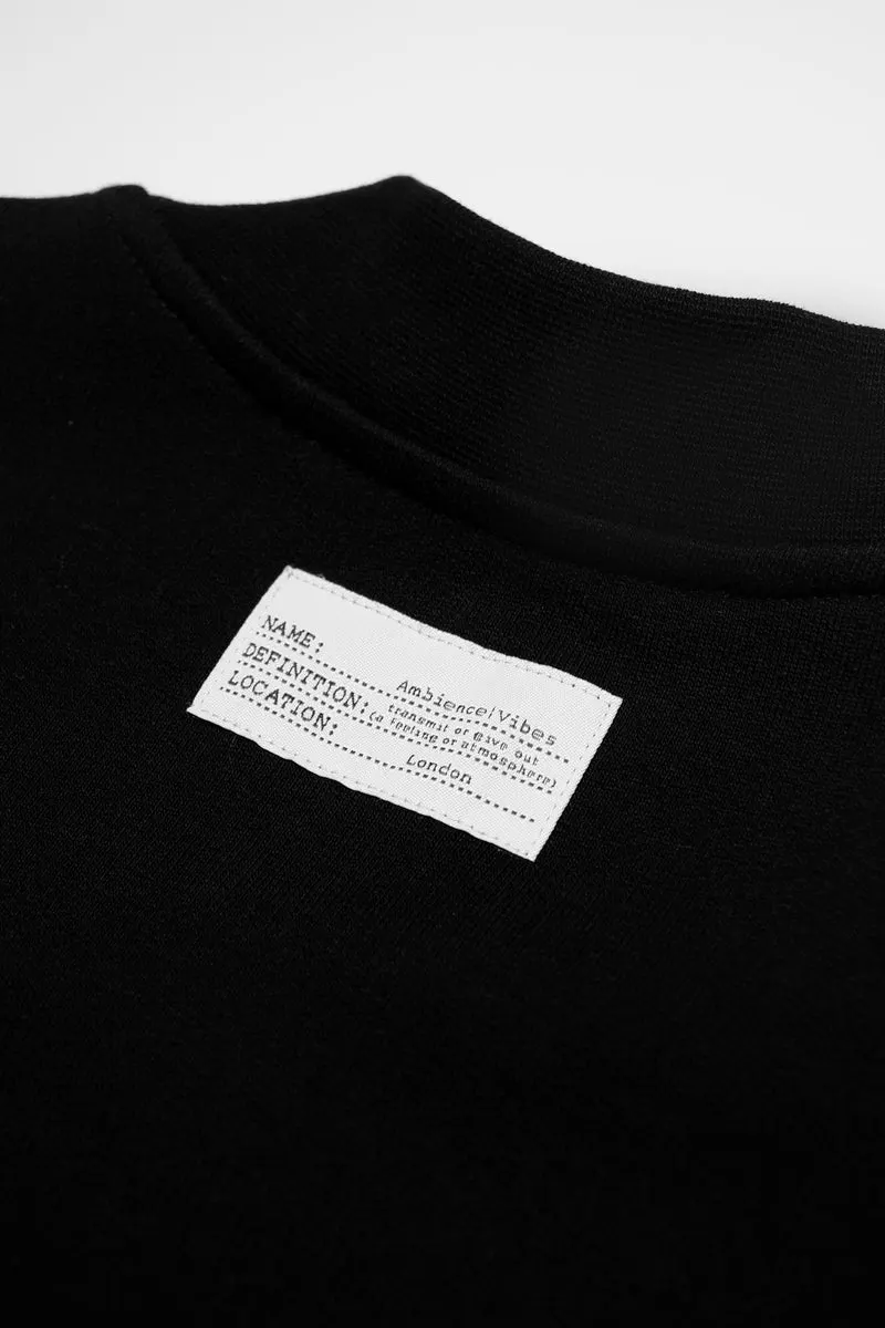 Black Organic Bomber