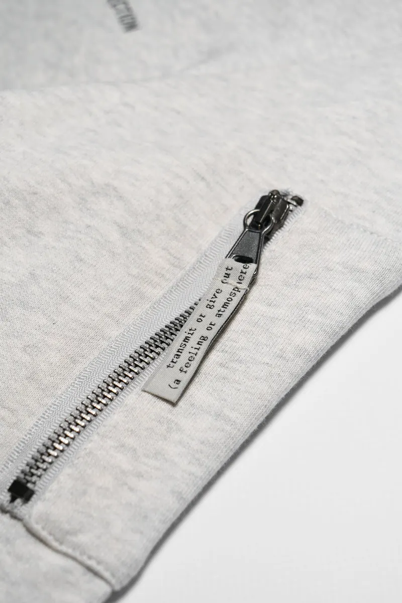 Grey Melange Organic Bomber
