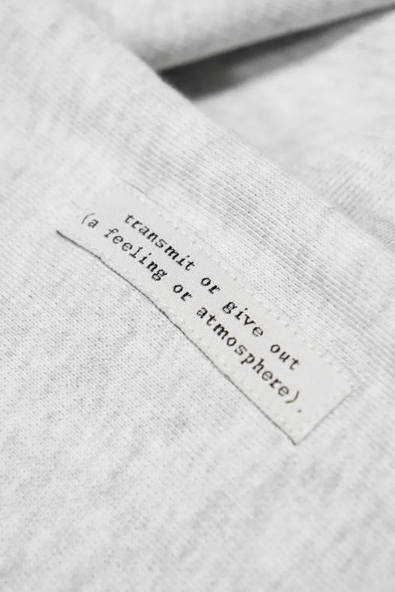 Grey Melange Organic Hoodie