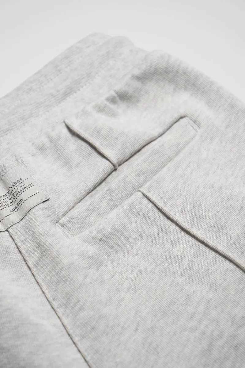 Grey Melange Organic Sweatpants